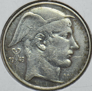 Belgium 1949 20 Francs Lion animal 195410 combine shipping