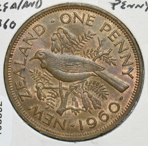 New Zealand 1960 Penny Tui Bird 198892 combine shipping