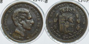 Spain 1878 5 Centimos 241034 combine shipping