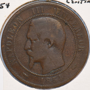 France 1854 A 10 Centimes Eagle animal 900599 combine shipping