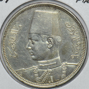 Egypt 1939 AH 1358 5 Piastres 195370 combine shipping