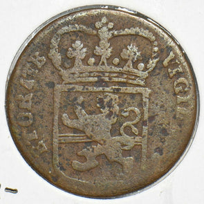 Netherlands 1768 Duit Overyssel 153226 combine shipping
