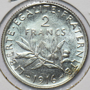 France 1916 2 Francs 293719 combine shipping