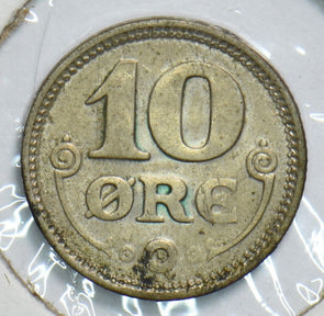 Denmark 1921 10 Ore 198307 combine shipping