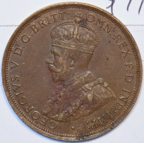 Australia 1913 Penny 8 pearls AU0079 combine shipping