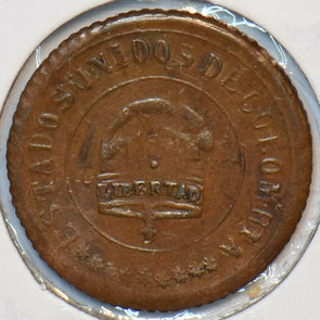 Colombia 1885 2 1/2 Centavos 296733 combine shipping