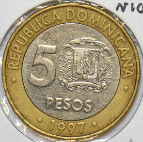 Dominican Republic 1997 5 Pesos 903780 combine shipping