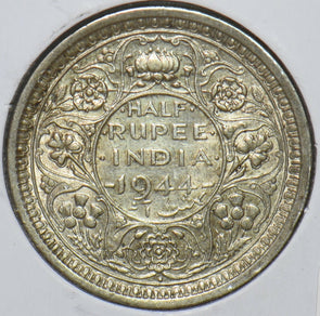British India 1944 1/2 Rupee 194213 combine shipping