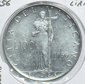 Vatican 1956 100 Lire 198645 combine shipping