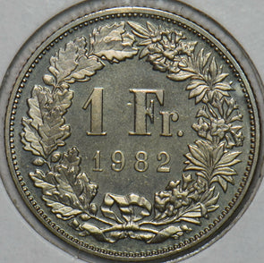 Switzerland 1982 Franc Proof 196196 combine shipping