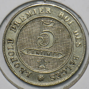 Belgium 1863 5 Centimes Lion animal 195841 combine shipping