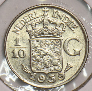 Netherlands East Indies 1939 D 1/10 Gulden 199167 combine shipping