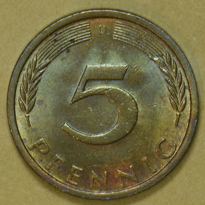 Germany 1972 5 Pfennig 191993 combine shipping