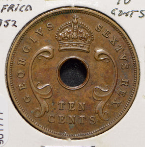 East Africa 1952 10 Cents  901777 combine shipping