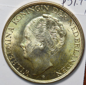 Curacao 1944 D 2 1/2 Gulden 490475 combine shipping
