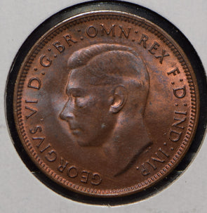 Australia 1943 1/2 Penny kangaroo animal  190594 combine shipping
