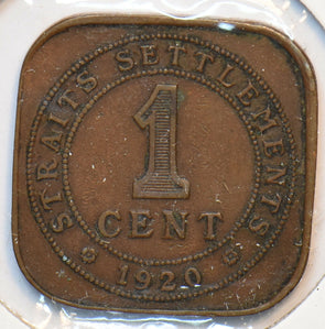 Straits Settlements 1920 Cent 193471 combine shipping
