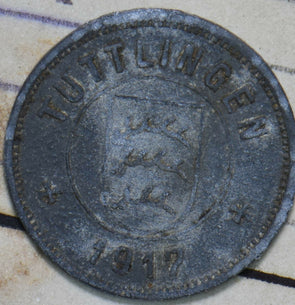Germany 1917 10 Pfennig Tutlingen 293123 combine shipping