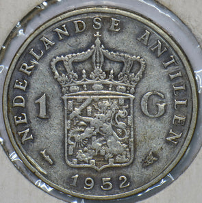 Netherlands Antilles 1952 Gulden Lion animal 150806 combine shipping