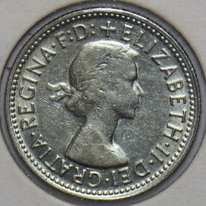 Australia 1957 Shilling Merino ram animal 902619 combine shipping