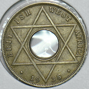 British West Africa 1935 1/2 Penny 152590 combine shipping