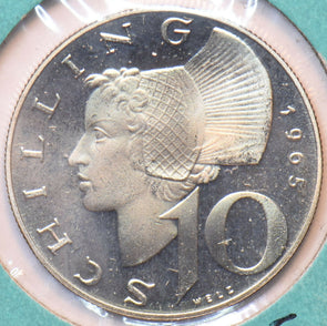 Austria 1964 10 Schilling Proof 192863 combine shipping