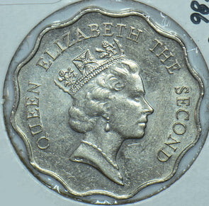 Hong Kong 1986 2 Dollars Lion animal  290482 combine shipping