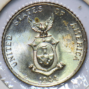 Philippines 1944 10 Centavos Eagle animal UNC 294922 combine shipping