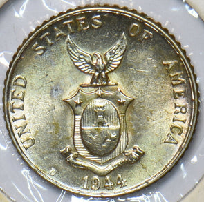 Philippines 1944 D 10 Centavos Eagle animal UNC 294805 combine shipping
