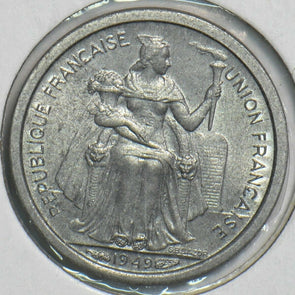 French Polynesia 1949 50 Centimes Oceania 152949 combine shipping