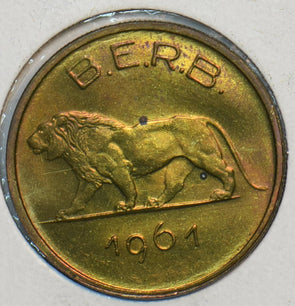 Burundi 1961 Franc Lion animal Rwanda and Burundi 297469 combine shipping
