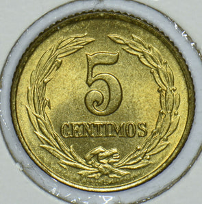 Paraguay 1957 5 Centimos 190857 combine shipping