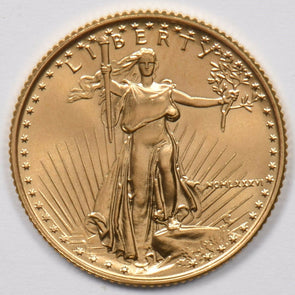 1986 10 Dollars gold 1/4oz gold eagle GL0239 combine shipping