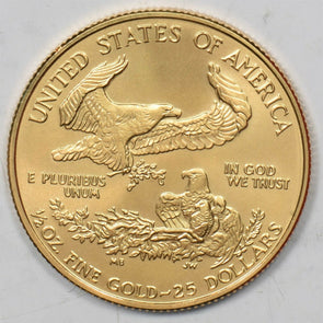 1993 25 Dollars gold 1/2 oz Gold Eagle GL0245 combine shipping