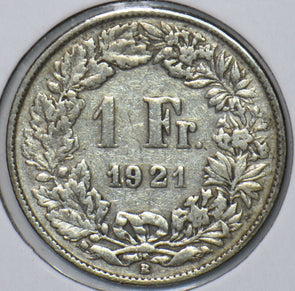 Switzerland 1921 Franc 902765 combine shipping