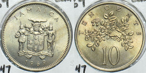 Jamaica 1969 10 Cents Gem BU KM 47 904682 combine shipping