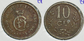 Luxembourg 1924 10 Centimes 198582 combine shipping