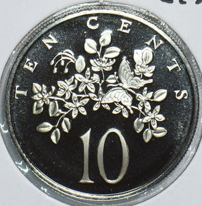 Jamaica 1975 10 Cents Proof 153801 combine shipping