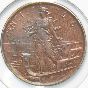 Italy 1916 Centesimo Vittorio Emanvele III 292953 combine shipping