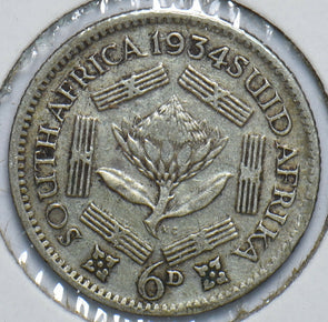 South Africa 1934 6 Pence 902603 combine shipping