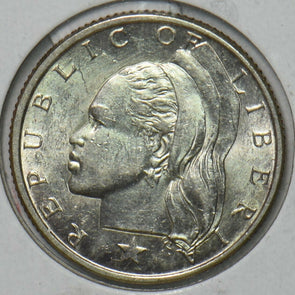 Liberia 1960 25 Cents 296914 combine shipping
