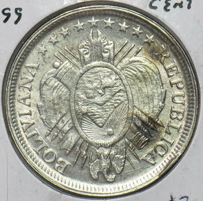 Bolivia 1899 50 Centavos 490718 combine shipping