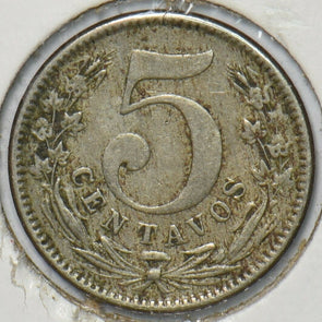 Colombia 1886 5 Centavos 296688 combine shipping