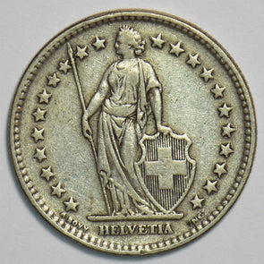 Switzerland 1937 2 Francs 197389 combine shipping