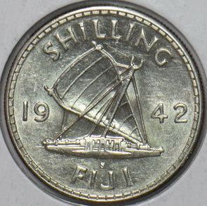 Fiji 1942 Shilling 194663 combine shipping