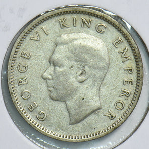 New Zealand 1945 6 Pence Bird animal 197940 combine shipping