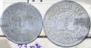 Germany 1917 5/10 Pfennig Zirndorf 293100 combine shipping