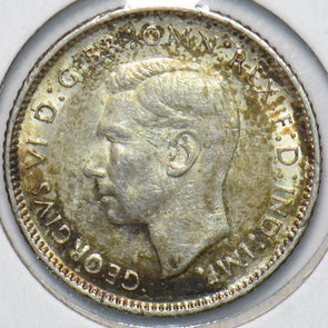 Australia 1942 6 Pence Kangaroo animal Ostrich Georgivs VI 902082 combine shippi