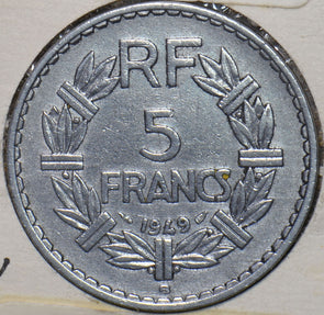 France 1949 B 5 Francs 151517 combine shipping