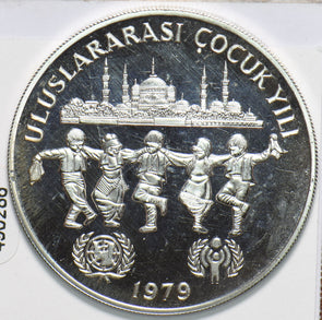 Turkey 1979 500 Lira proof International Year of Child 490286 combine shipping